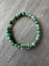 Armband natuursteen groen